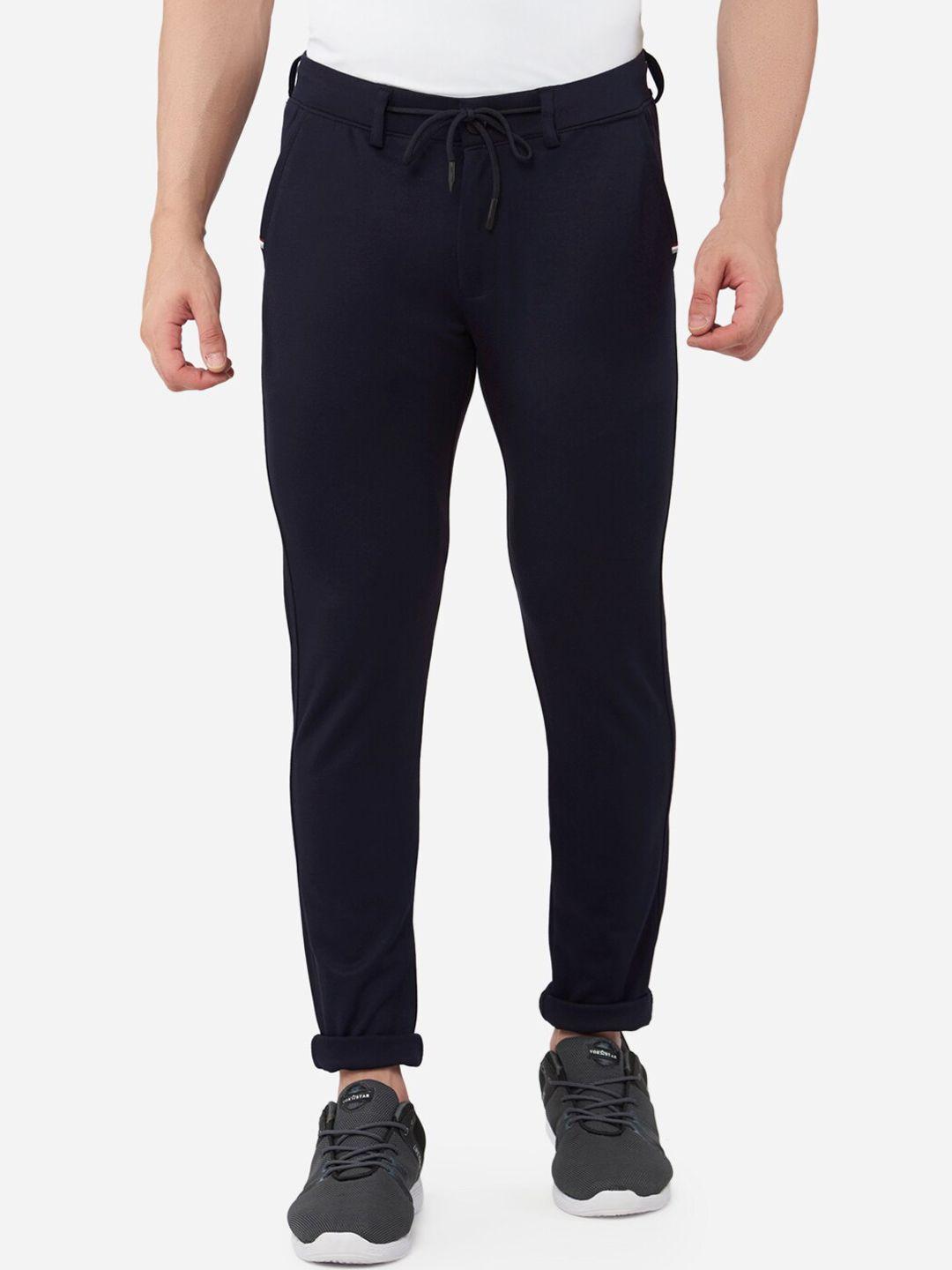 beevee men navy blue track pants