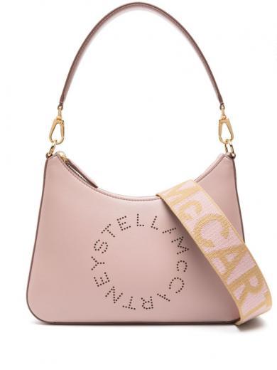 beige beige stella logo shoulder bag