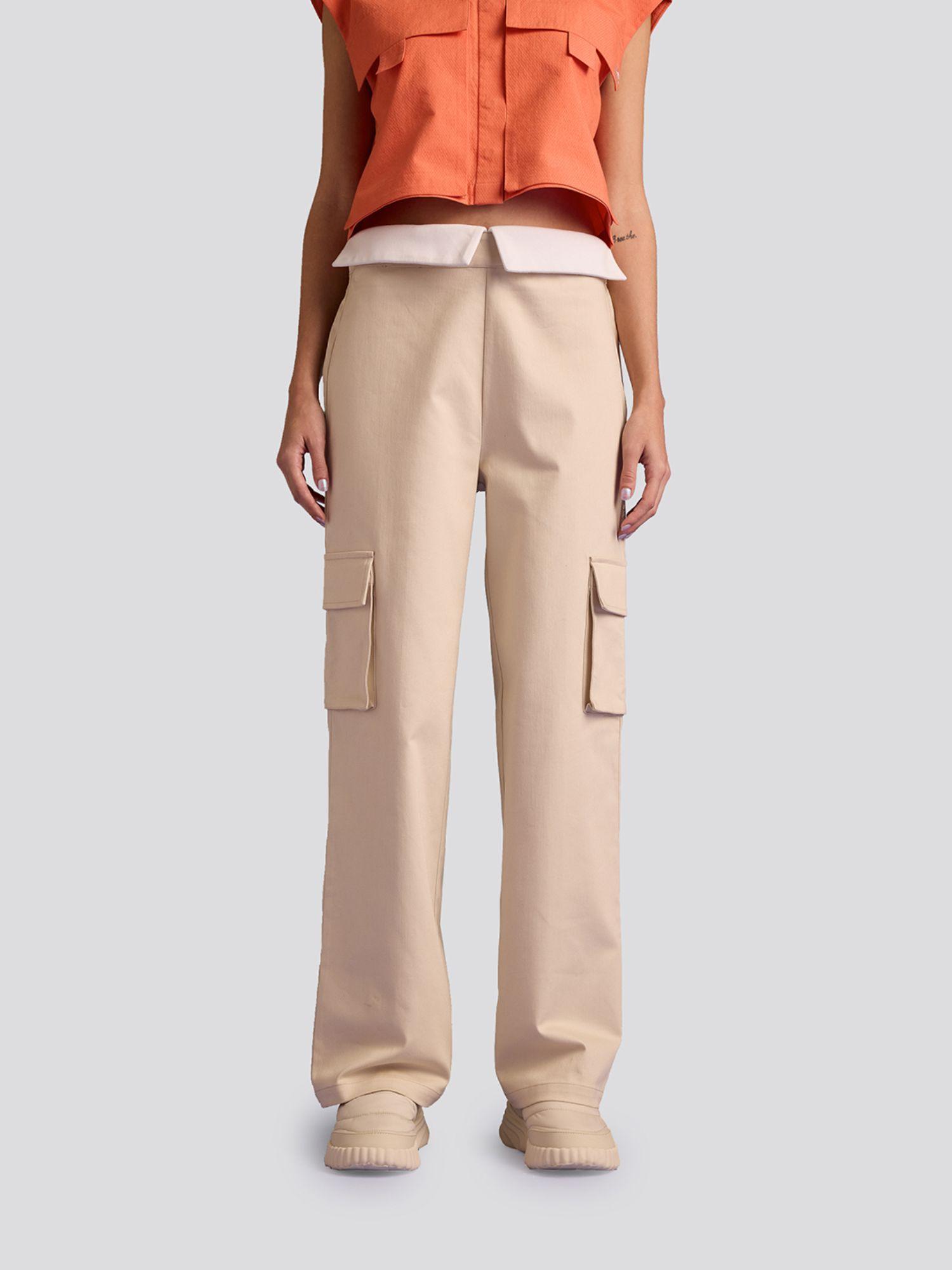 beige breeze pocket ed pants