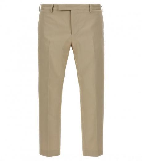 beige cotton pants