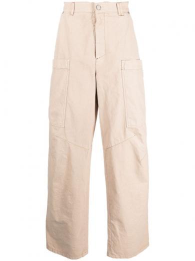 beige cotton trousers