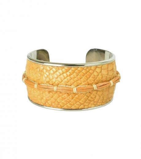 beige cuff bracelet