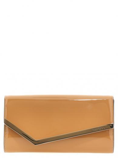 beige emmie clutch