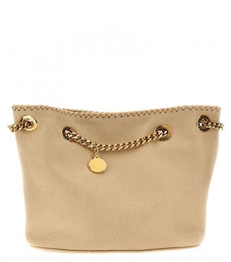 beige falabella bucket bag