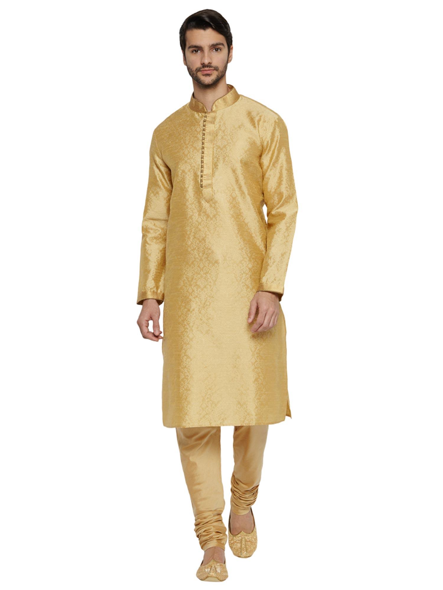 beige kurtas (set of 2)