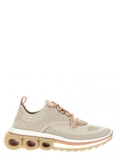 beige lace up sneakers