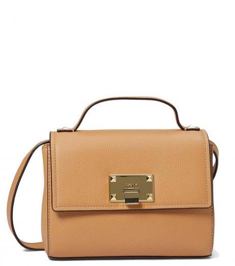 beige parker mini satchel