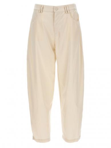 beige pollock trousers