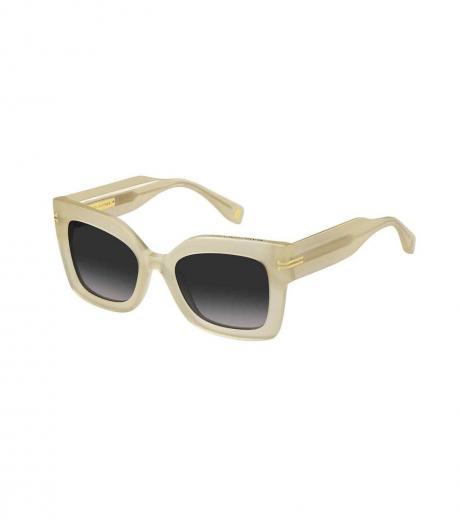 beige shaded butterfly sunglasses