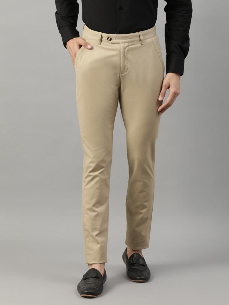 beige slim fit trouser