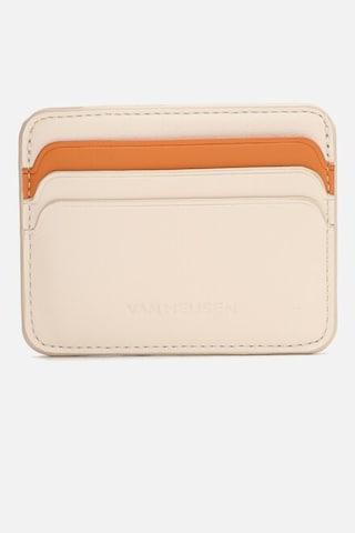 beige solid casual leather women wallets