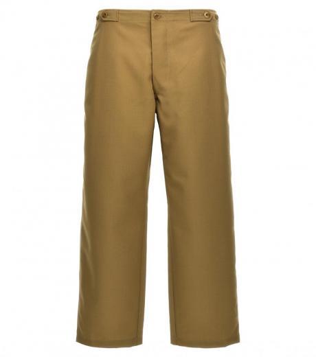 beige straight leg pants