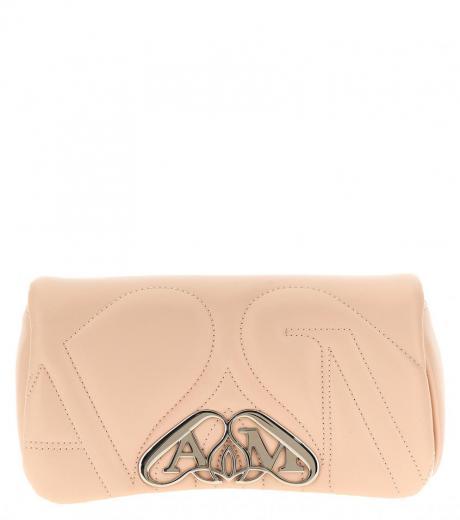 beige the mini seal crossbody bag