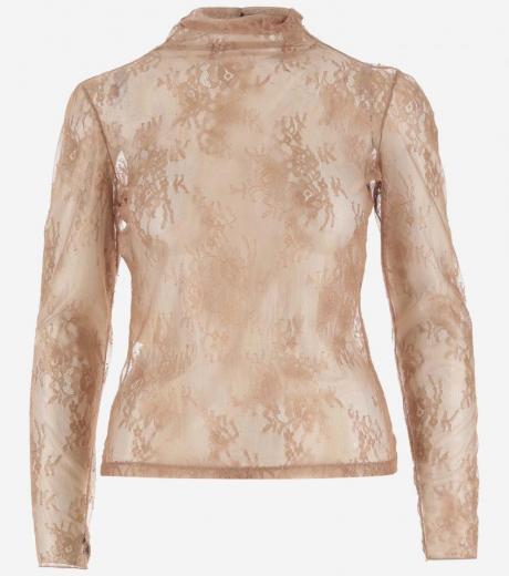 beige traminer top