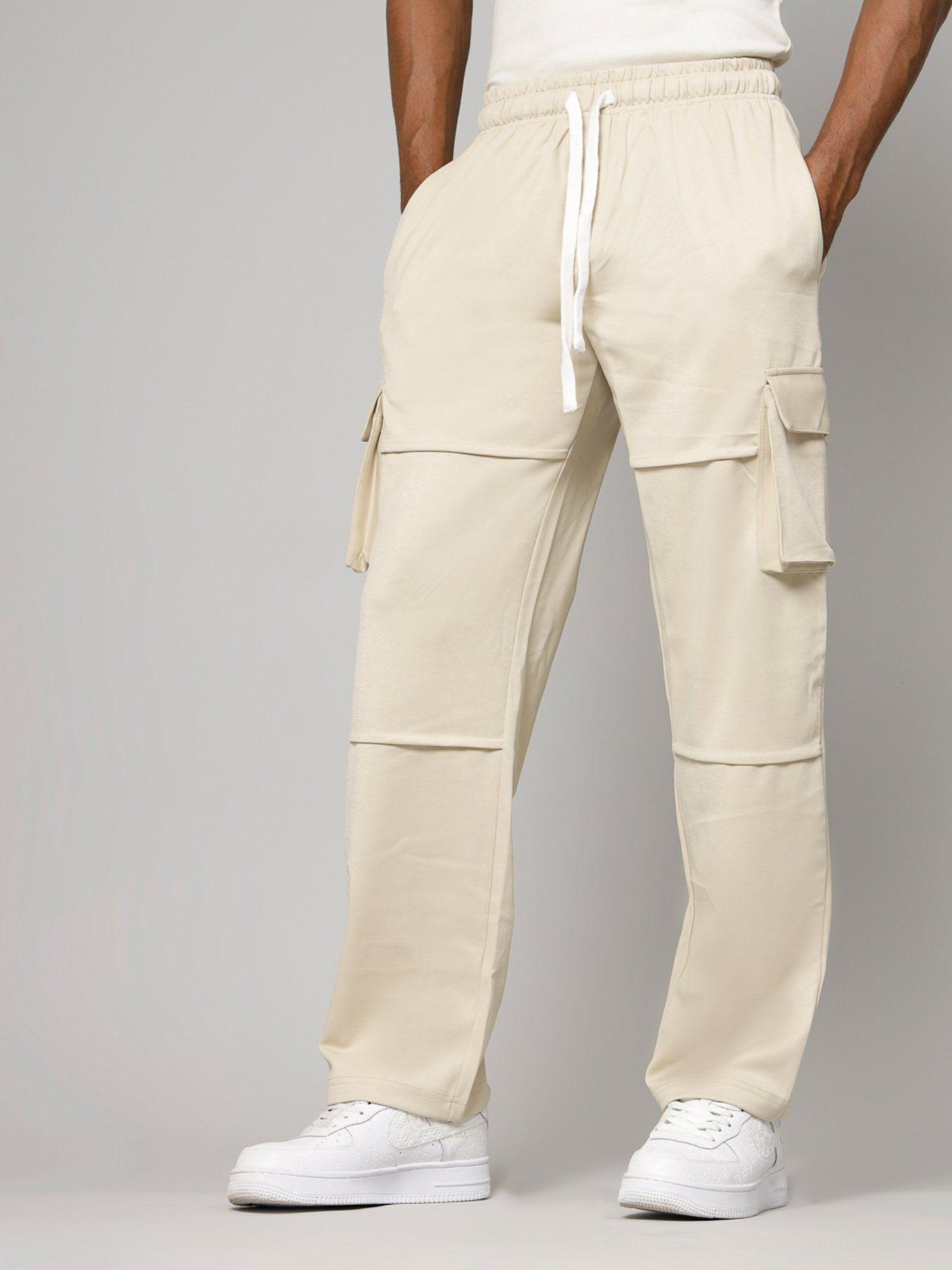 beige utility cargo pants