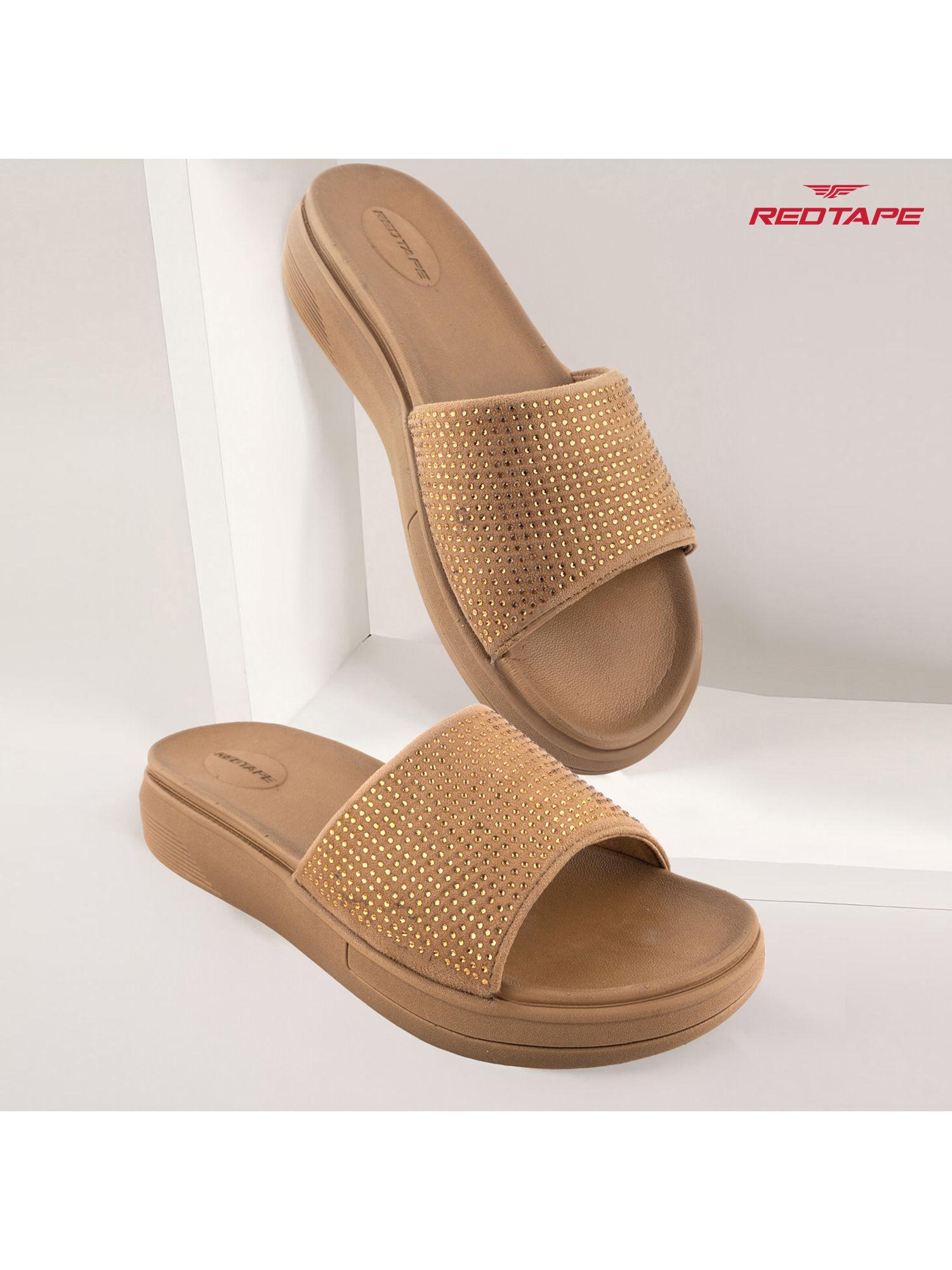 beige women eva comfort sandals