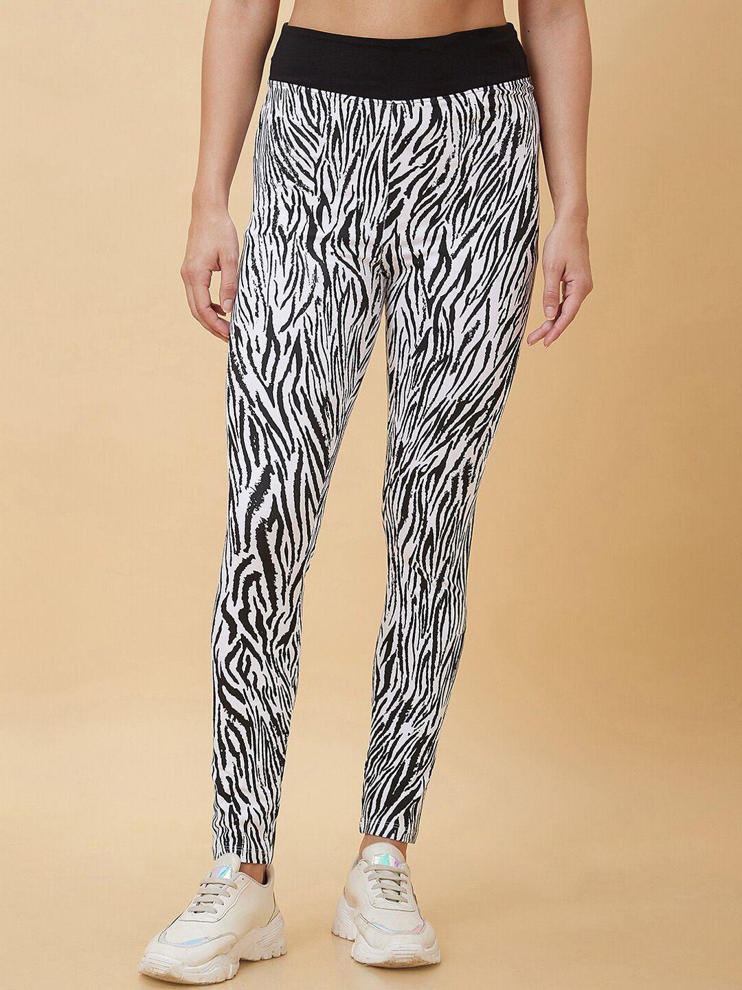 being human animal printed ankle-length tights