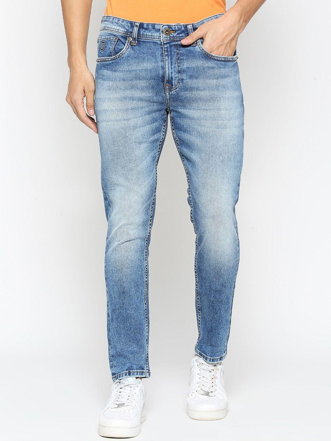 being human men clean look mid rise heavy fade jeans