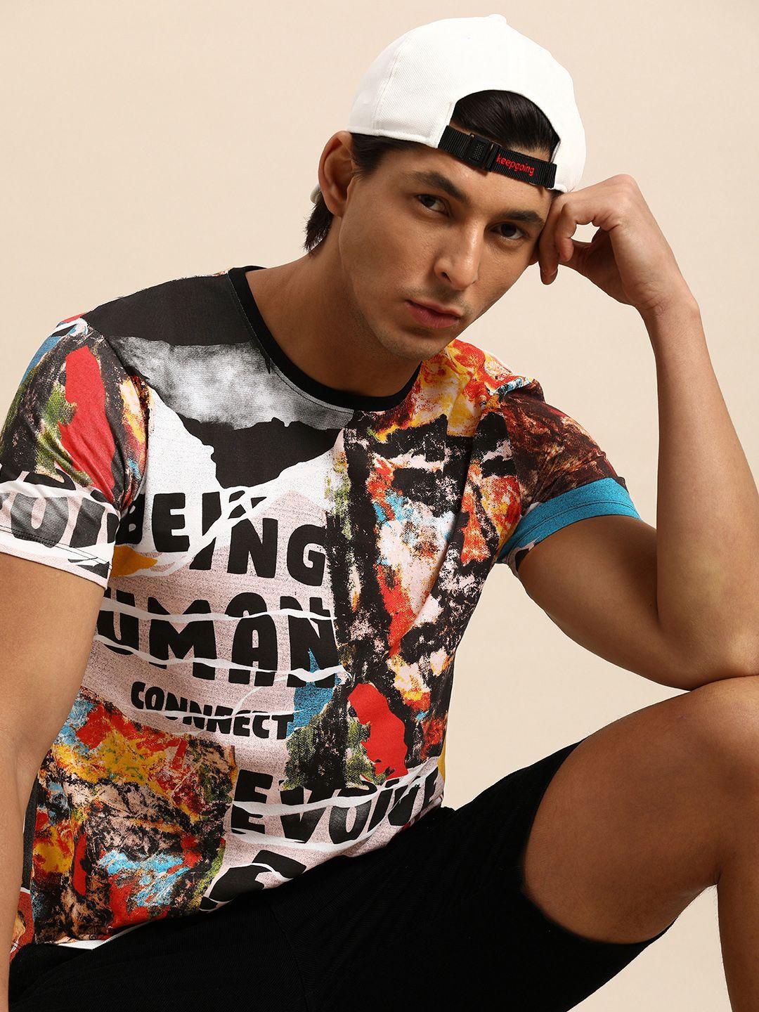 being-human-men-multicoloured-graphic-printed-pure-cotton-t-shirt