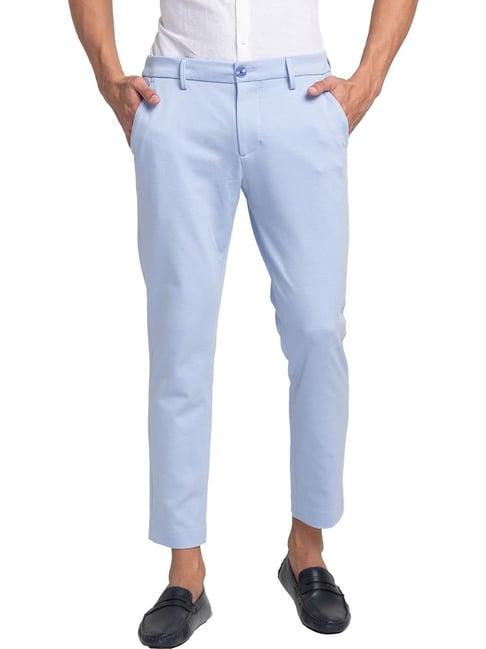 being human blue skinny fit chinos