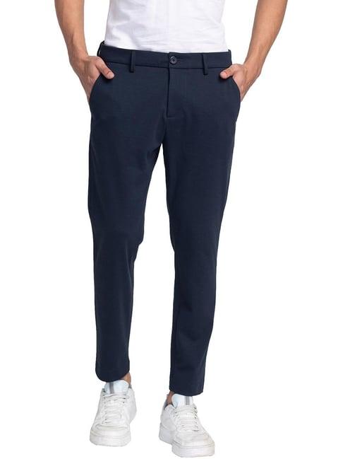 being human blue skinny fit chinos