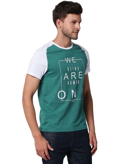 being human evergreen cotton regular fit printed t-shirt