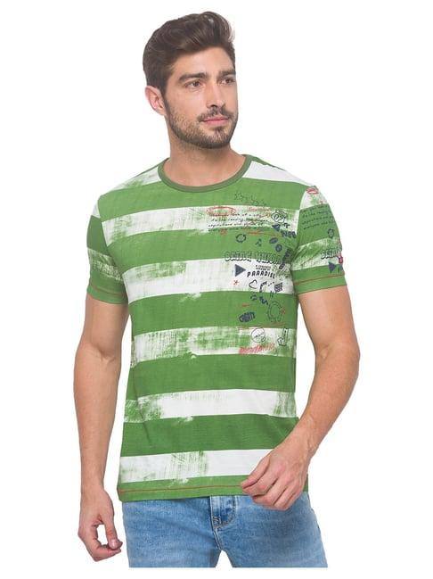 being human green printed short sleeves t-shirt