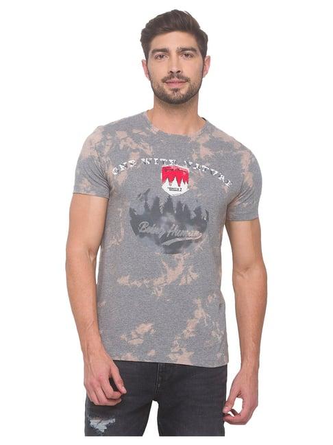 being human grey cotton short sleeves t-shirt