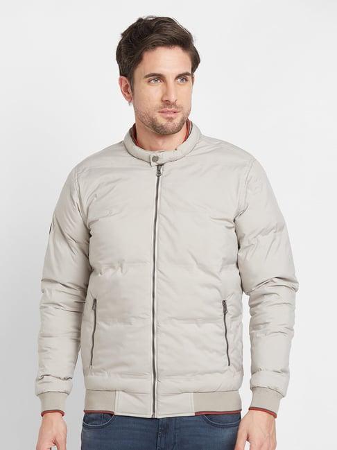 being human grey regular fit jacket