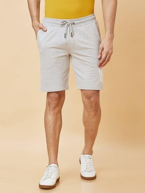 being human grey regular fit shorts