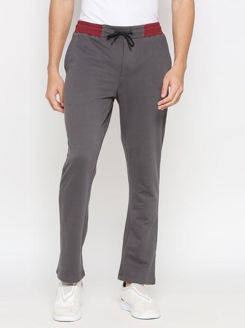 being human grey regular fit trackpants