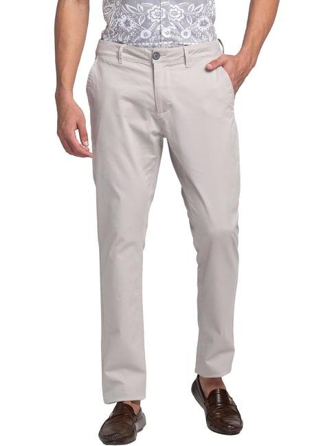 being human grey slim fit chinos