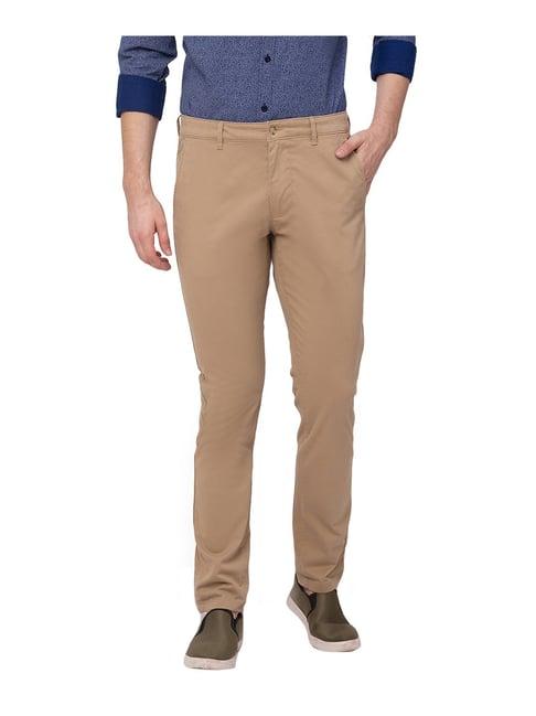 being human khaki slim fit chinos