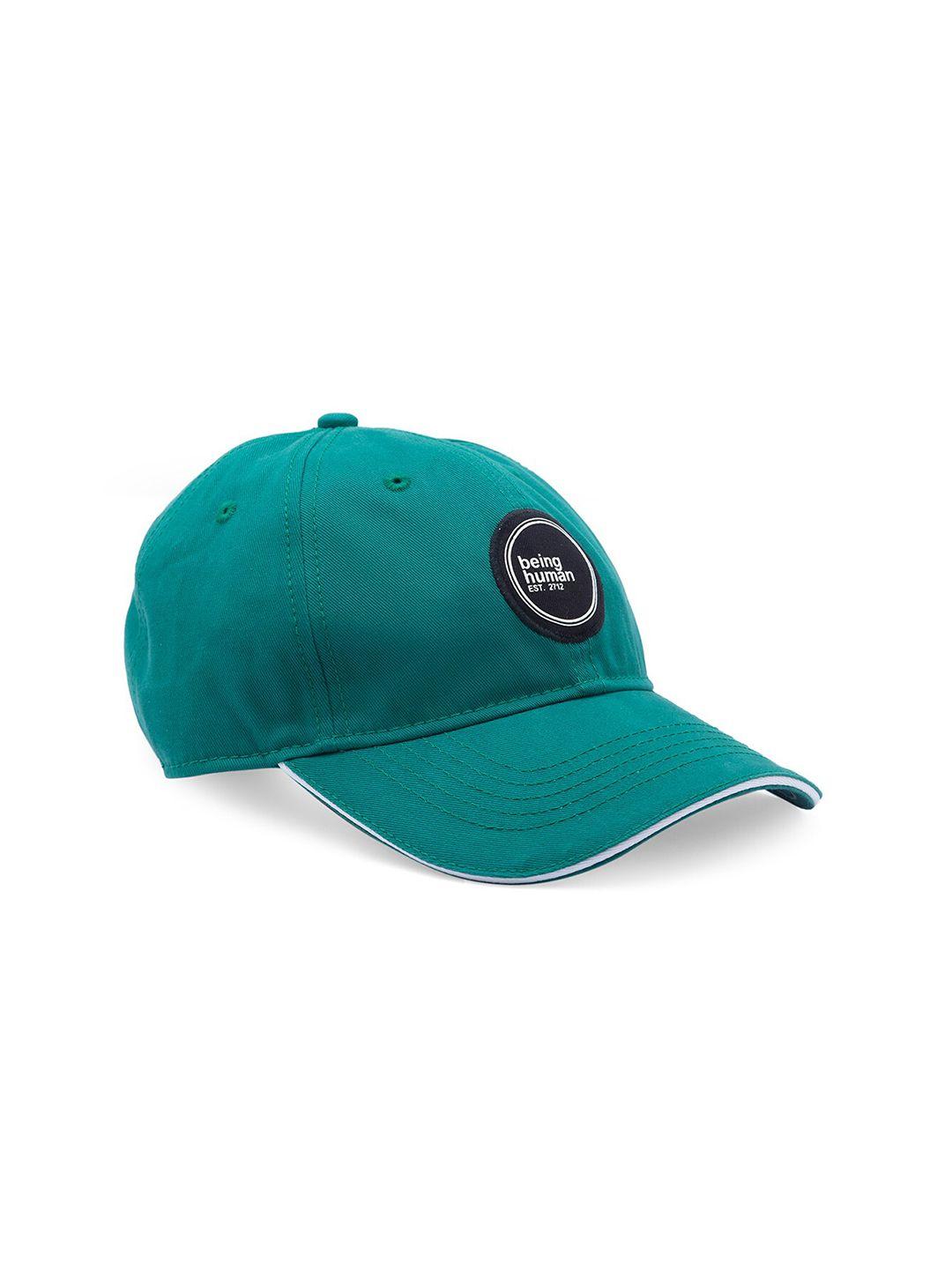 being human men green & black printed baseball cap