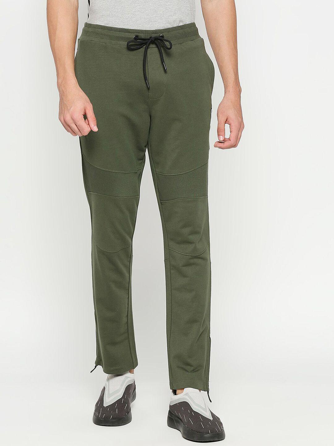 being human men mid-rise cotton track pants