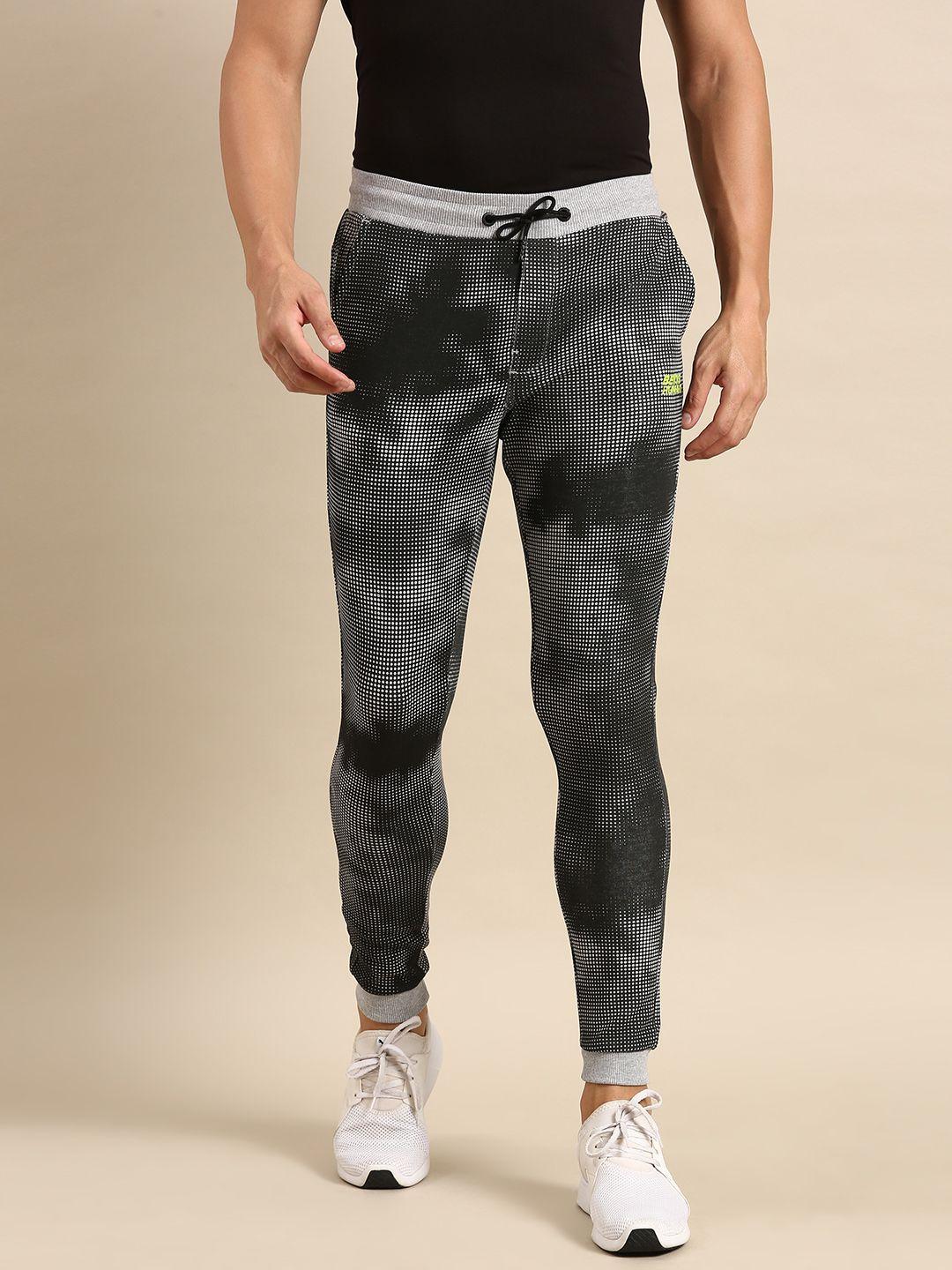 being human men mid-rise printed joggers