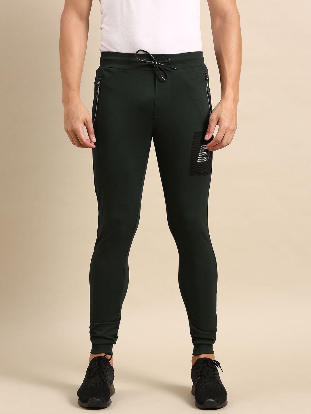 being human men mid-rise solid joggers