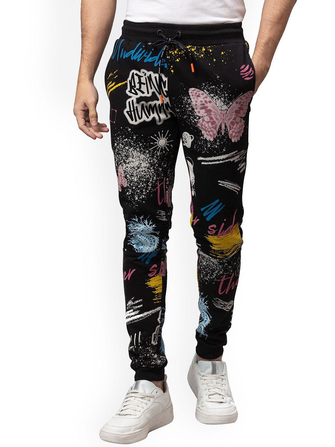 being human men printed joggers