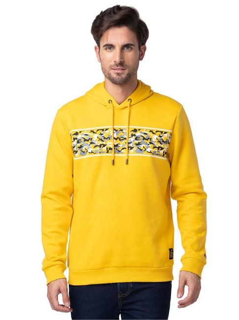 being human mens hoody-yellow