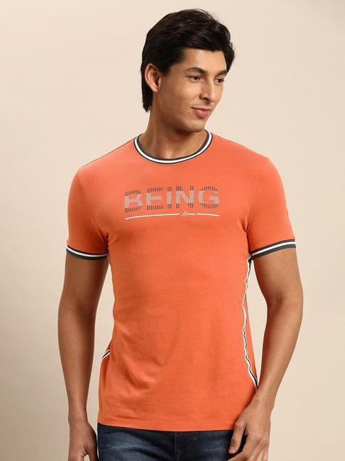 being human mens t-shirts-rust