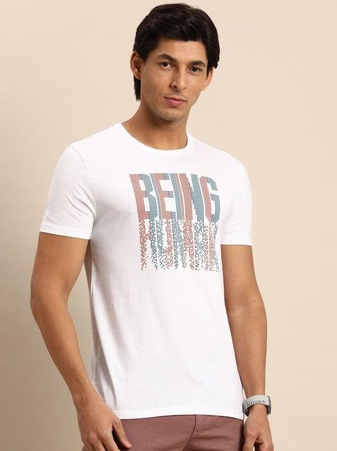 being human mens t-shirts-white