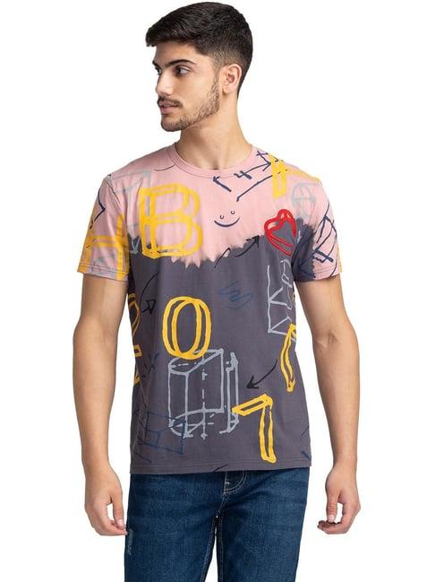 being human multi regular fit printed t-shirt