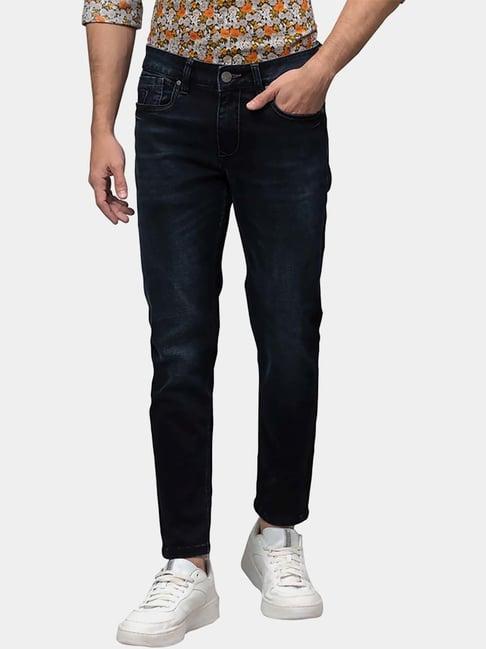 being human navy cotton comfort fit jeans