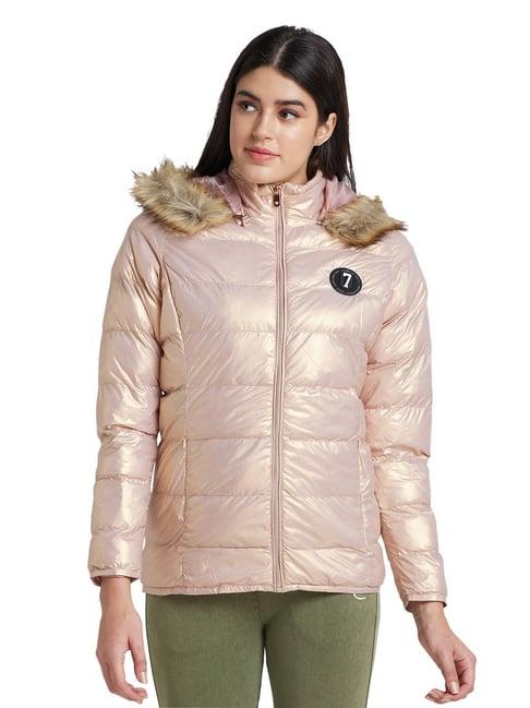 being human peach hooded jacket