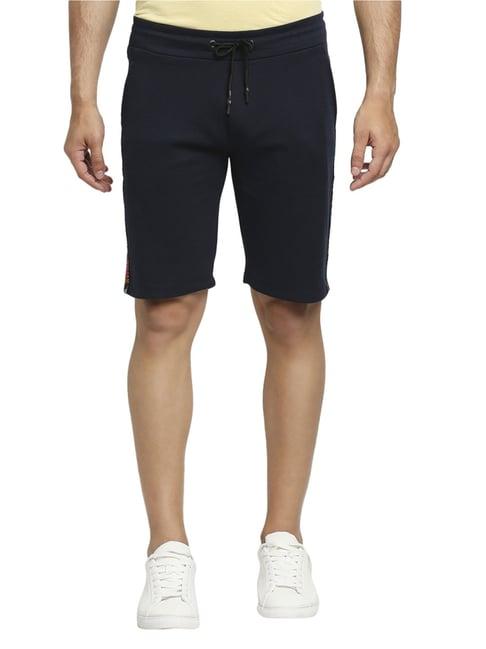 being human regular fit mens interlock 300 gsm - with brand side tape-navy