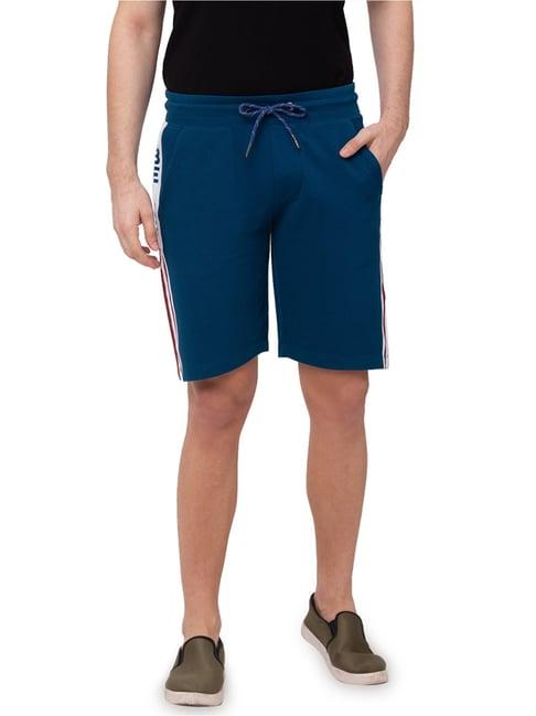 being human regular fit sailor blue shorts