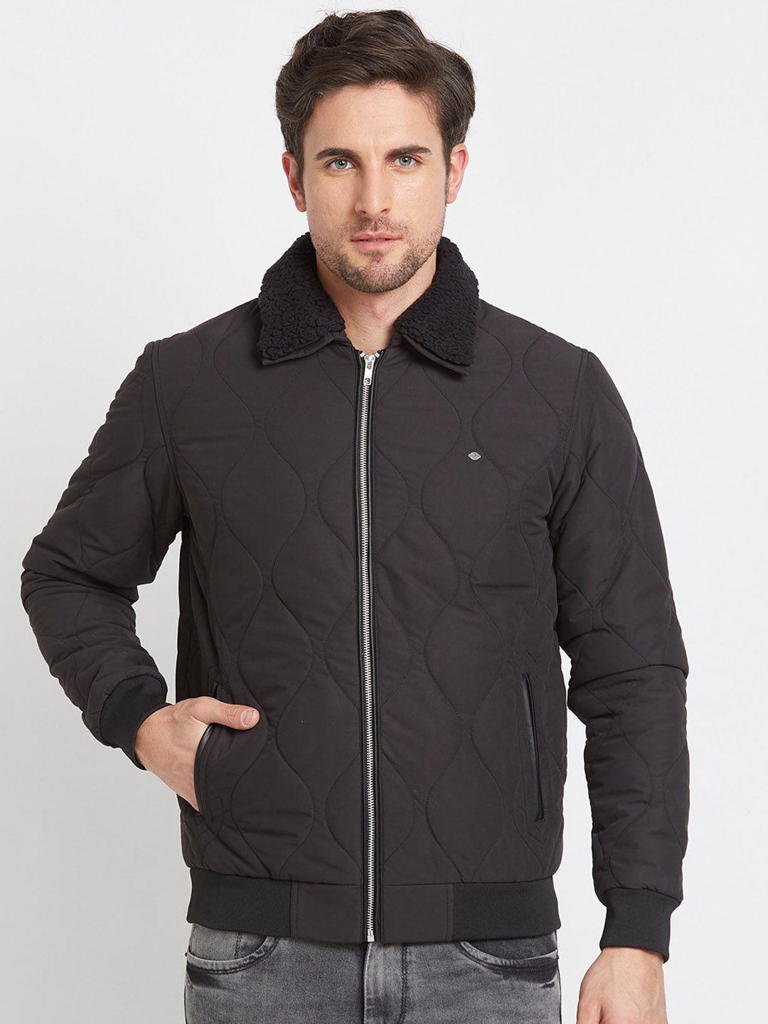 being human spread collar quilted jacket