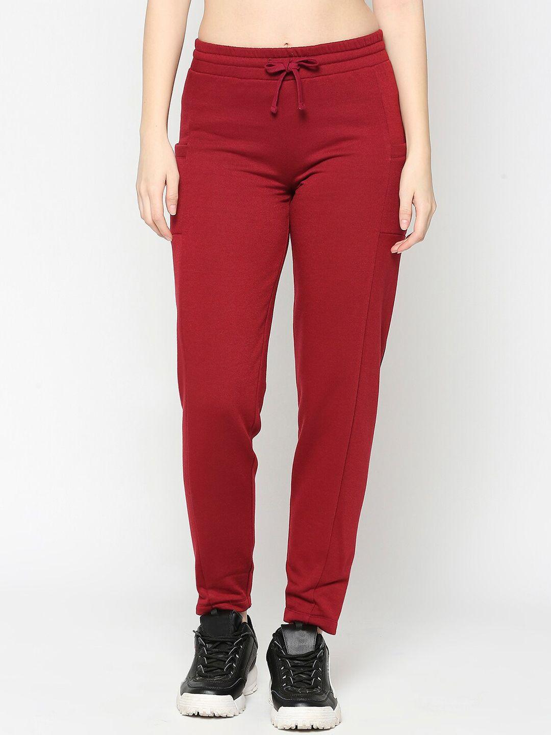 being human women mid-rise cotton track pants