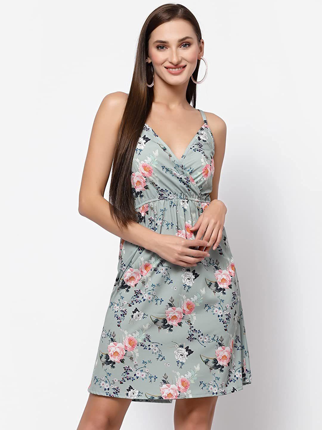 belavine floral print dress