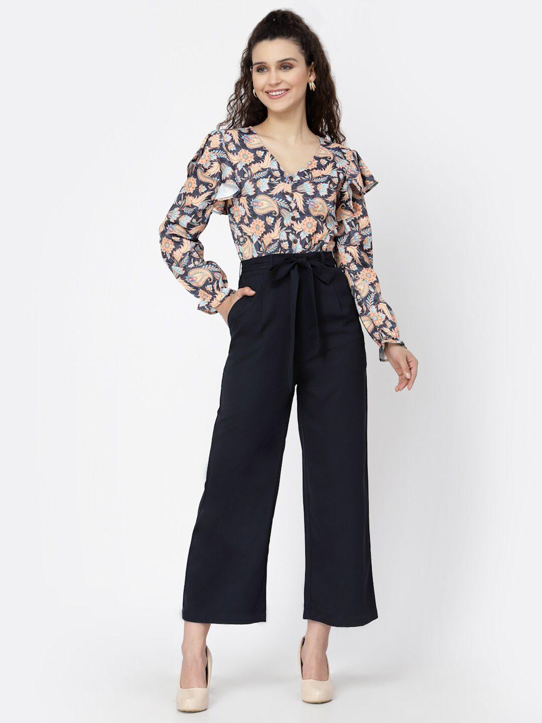 belavine printed basic jumpsuit